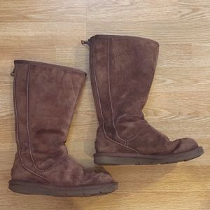 Chocolate brown tall UGG boots